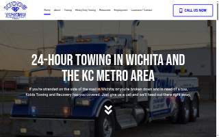 Kidd's Towing website