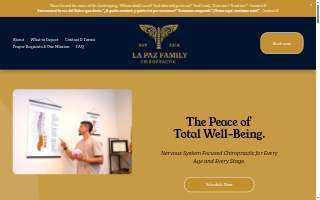 La Paz Family Chiropractic website