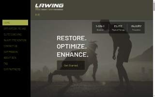 Lawing Physical Therapy & Sports Performance, LLC website