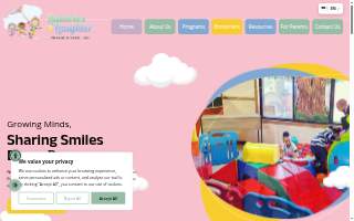 Lullabies & Laughter Learning Center website
