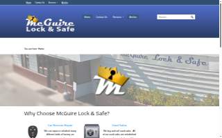 McGuire Lock & Safe website
