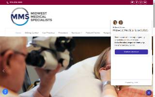 Midwest Medical Specialists PA of Kansas City website