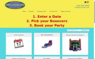 Moon Bounce Kansas City Rentals website