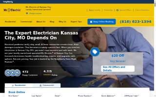 Mr Electric of Kansas City website