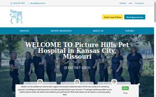 Picture Hills Pet Hospital website
