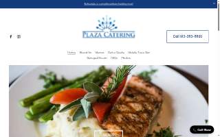 Plaza Catering website