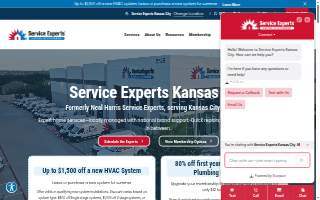 Service Experts Kansas City website