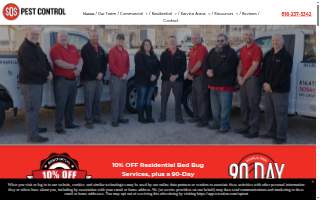 SOS Pest Control website