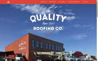 The Quality Roofing Company website