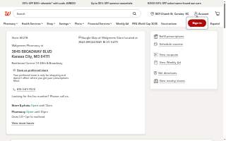 Walgreens Pharmacy of Kansas City website