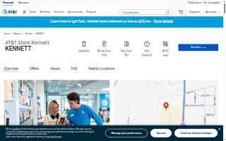 AT&T Store of Kennett website