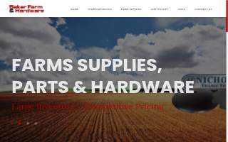 Baker Farm And Hardware Inc website