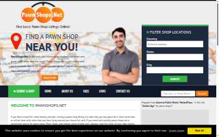 Bob's Pawn Shop website