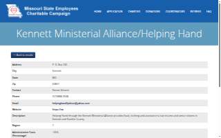 Helping Hand website