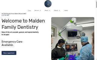 Malden Family Dentistry website