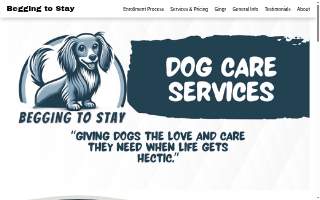 Begging to Stay website