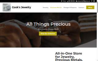 Cook's Jewelry website