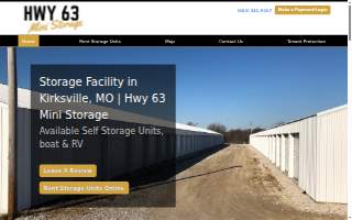 Hwy 63 Mini Storage website