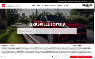 Kirksville Toyota website