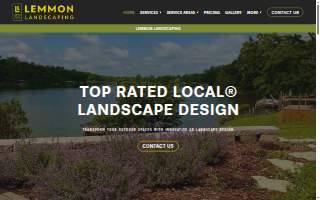 Lemmon Landscaping website