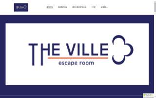 The Ville Escape Room & Axe Throwing website