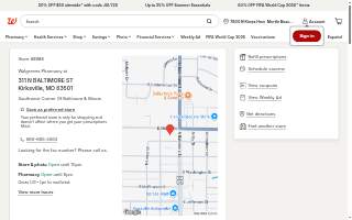Walgreens of Kirksville website