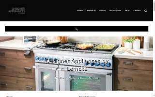 Designer Appliances by Lemcke website