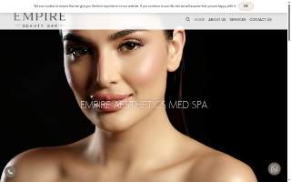Empire Aesthetics Med Spa website