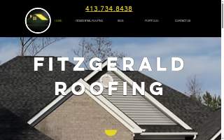 Fitzgerald Roofing Co website