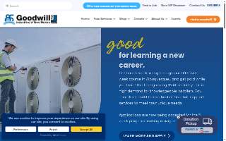 Goodwill Store and Donation Center website