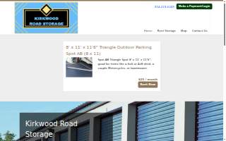 Kirkwood Road Storage website