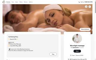 Moonlight massage website