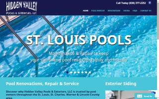 Hidden Valley Pools & Exteriors, LLC of Lebanon website