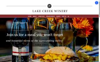 Lake Creek Winery website