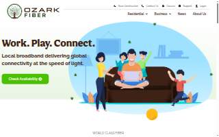 Ozark Fiber website