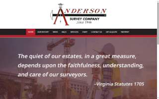 Anderson Survey Co of Grain Valley website