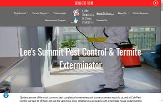 Cole Termite & Pest Control of Lees Summit website