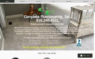 Complete FloorCovering, Inc. website