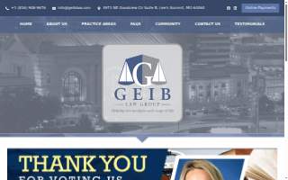 Geib Law Group website