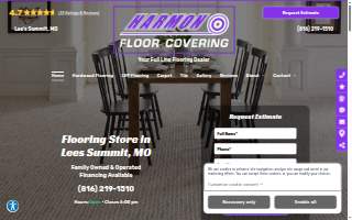 Harmon Floor Covering website