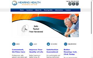 Hearing Health Associates website