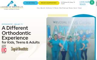 Lakewood Orthodontics website
