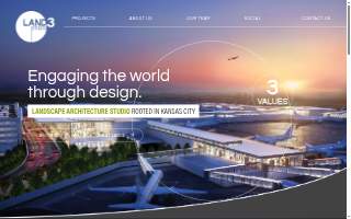 LAND3 Studio website
