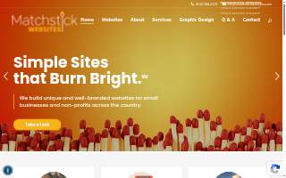 Matchstick Websites website