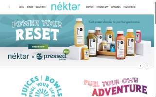 Nekter Juice Bar of Lees Summit website