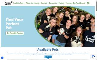 Summit Zoo Pets website