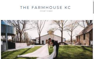 The Farmhouse KC Venue website