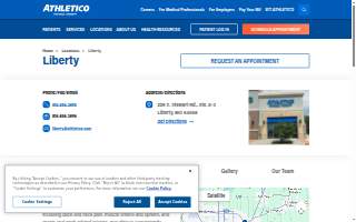 Athletico Physical Therapy - Liberty website