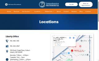 Comprehensive Foot and Ankle Centers, P.A. of Liberty website