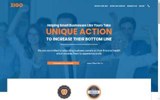 Exigo Business Solutions website